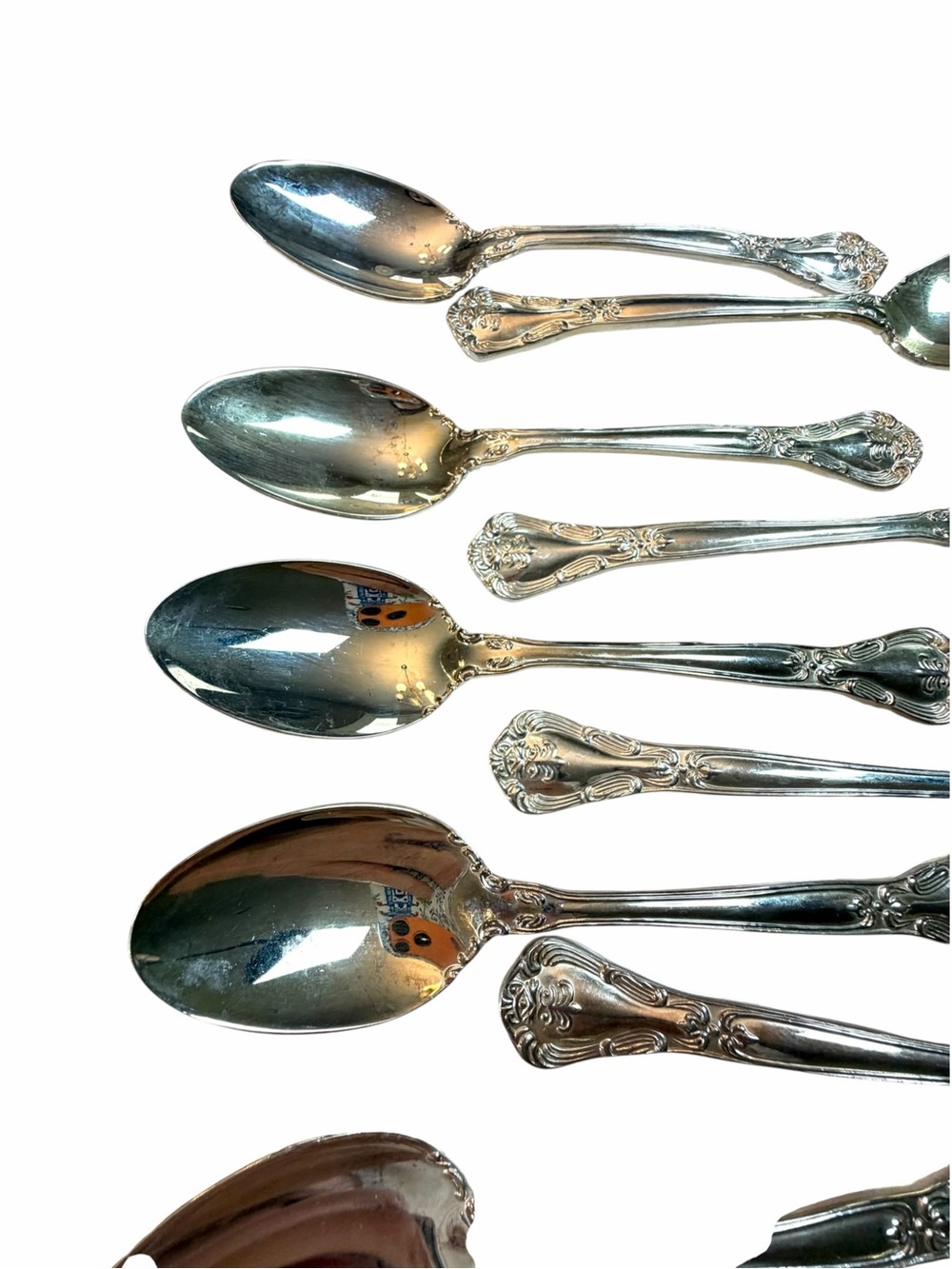 Grandmaster Silverplated Godinger Flatware Floral 68 Piece Set Serving Baroque - Picture 8 of 16